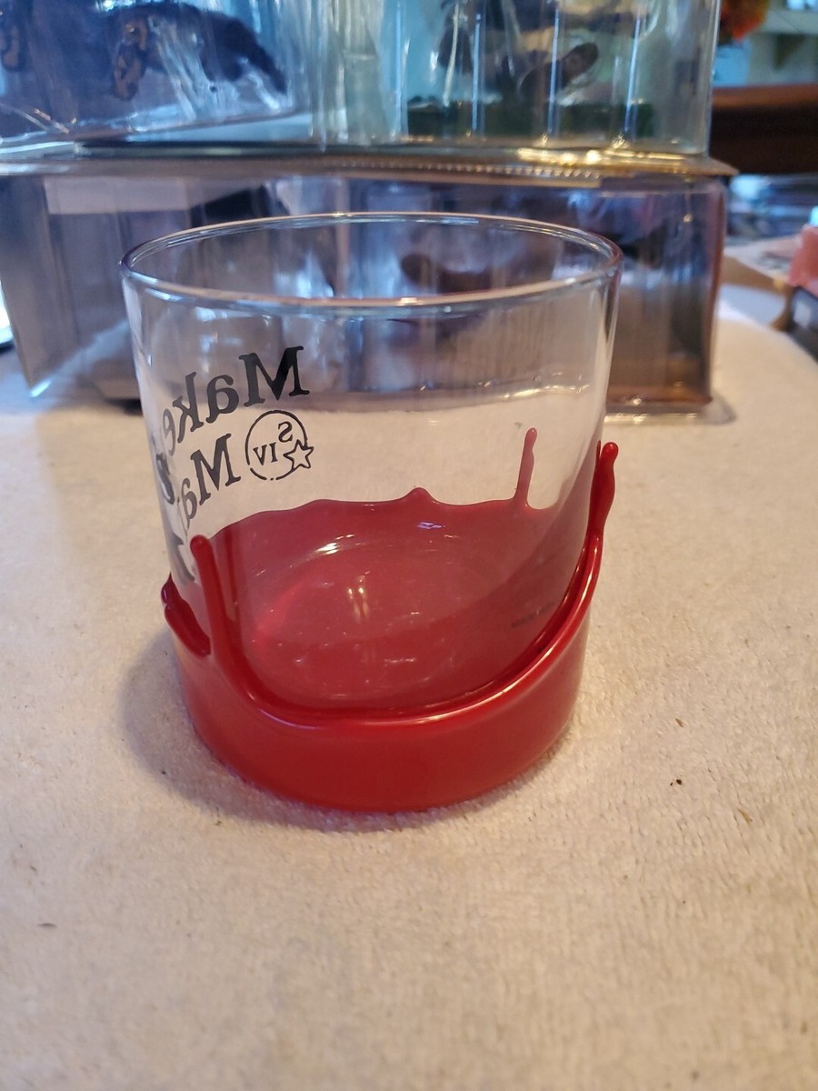 Maker's Mark Red Wax Dipped Drip Kentucky Bourbon Whiskey Round