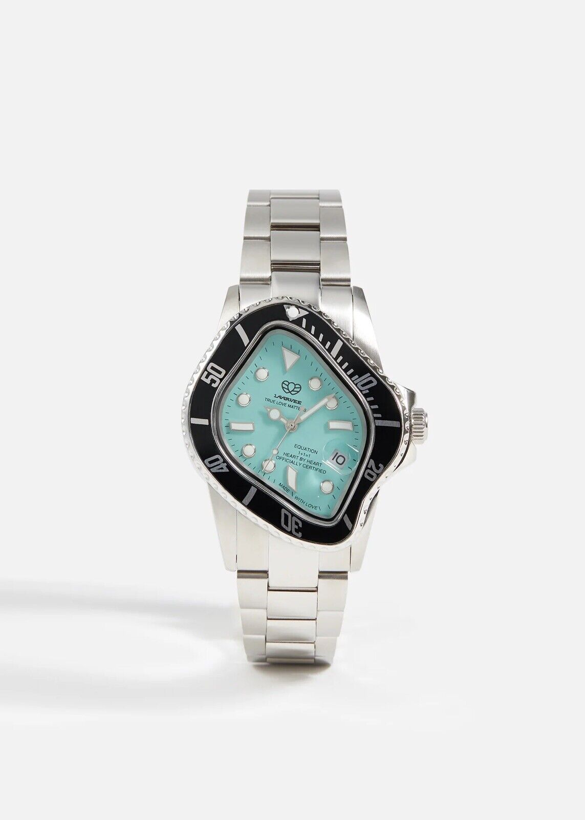 LAARVEE CRASH Watch PEA001 Tiffany Turquoise / Black Bezel KITH Brand New DS