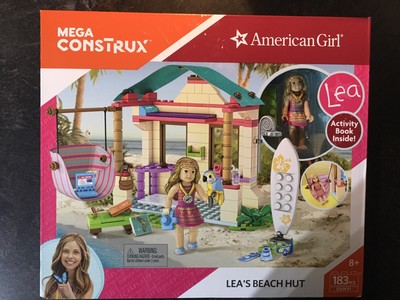 mega construx american girl lea's beach hut
