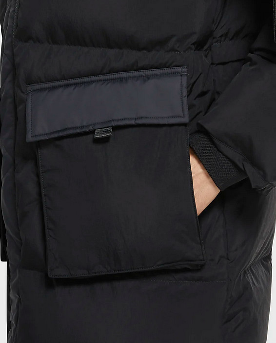 Nike Size S $375 Air Jordan Down Parka Jacket Long Coat RARE SOLD OUT Style image 8