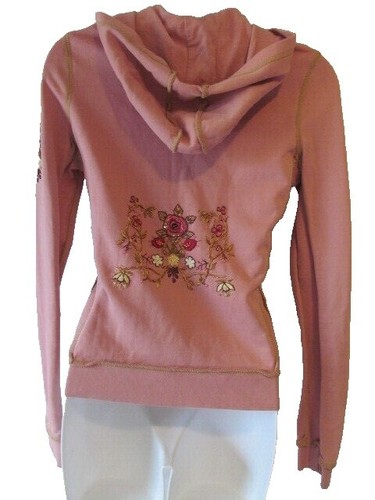 SKIMS Barely Pink Heart Valentines Pullover Hoodie Woman's Medium