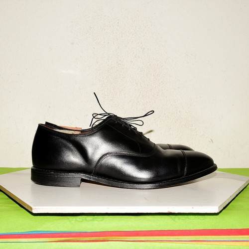 Allen Edmonds Park Avenue Oxford Leather Black Men US 11.5 EEE