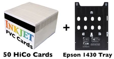 Inkjet PVC ID Card Kit - Epson Artisan 1430, Stylus Photo 1400,1410,1430W,others