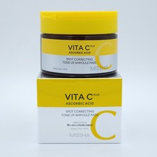Almohadillas de ampolla MISSHA Vita C Plus corrección de manchas tono 80 almohadillas K-Beauty
