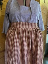 18th Century Colonial Cotton Homespun Apron