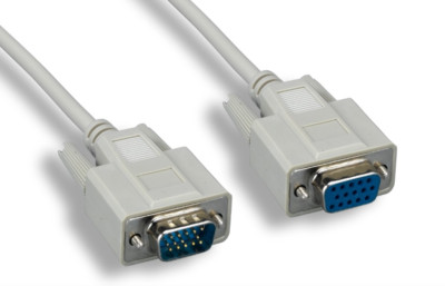 6FT Monitor Extension Cable VGA HD15 Female to Male