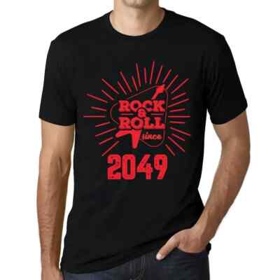 ULTRABASIC Herren T-Shirt Gitarre und Rock & Roll seit 2049 Guitar and Rock &