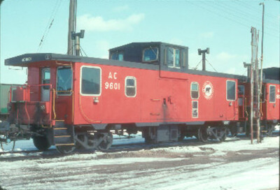 AC 9601 CABOOSE (ALGOMA CENTRAL) --- Original Dia T4-12