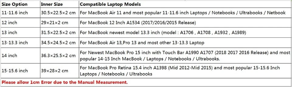 Funda para portátil MacBook Pro Air 13 14 15 16 pulgadas M1 2023 M2 Estuche Notebook Foto 2 de 4