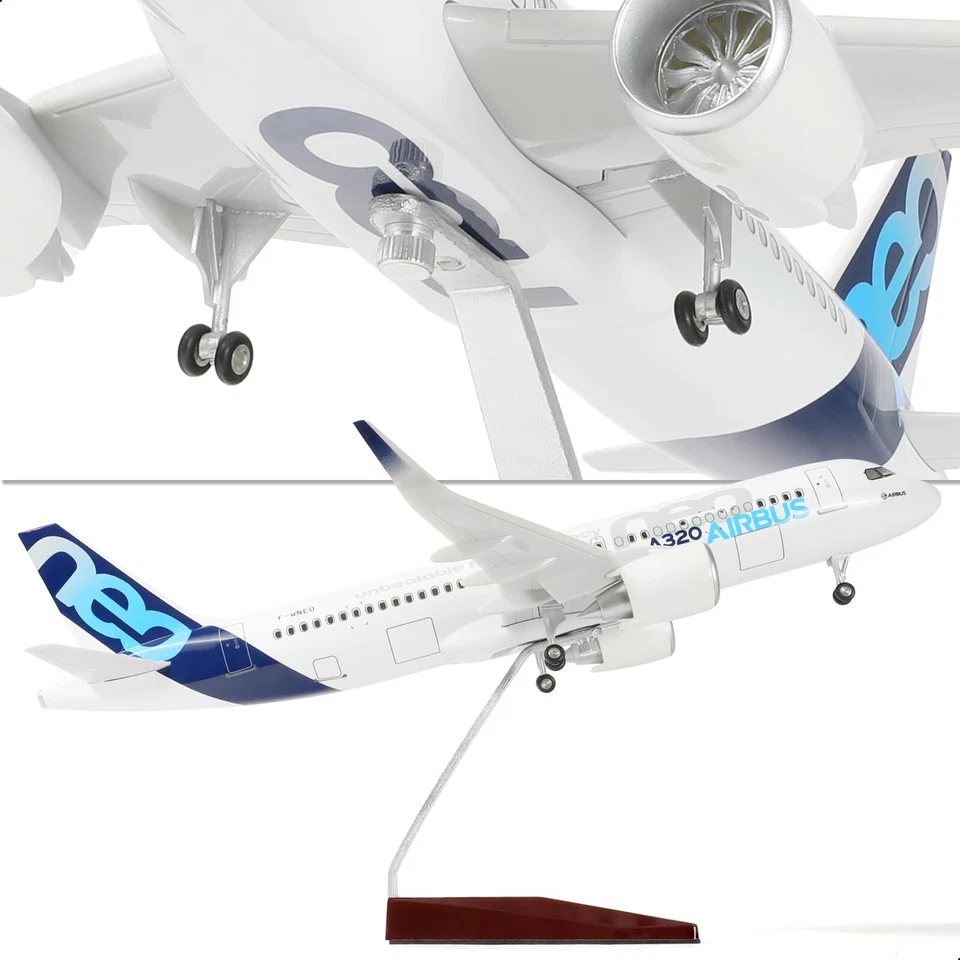 1/100 Scale A320 neo Prototype Model Airplane -Diecast Airbus A320 Model Plane - Image 4 of 4
