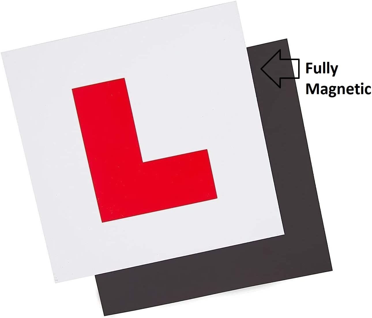 2 X DVLA APPROVED L PLATES FULLY SECURE LEARNER DRIVER CAR