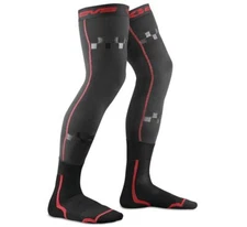 EVS Sports FSN-R/BK-S/M Fusion Socks, Black/Red, Small/Medium
