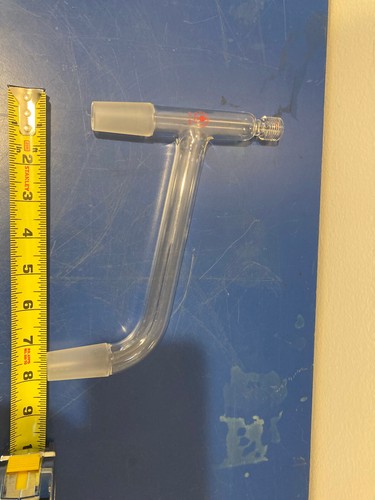 15032 Ace Glas 24/40 Öffnung 75* Grad Destillieradapter mit #7 Schraubversatz - Bild 6 von 6