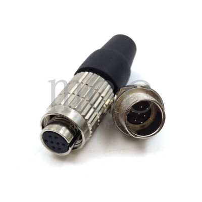 Hirose 8 Pin HR25-7TP-8S plug-socket，for Basler GIGE AVT Industrial CCD Camera