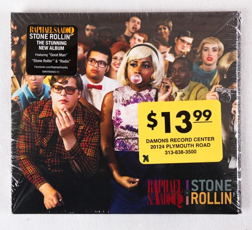 NEW Stone Rollin' by Raphael Saadiq, Sealed CD w Hype Sticker
