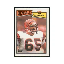 1987 Topps Max Montoya Bengals #193