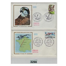 3298 TIMBRES 60 ENVELOPPES 1er JOUR FDC FRANCE FIN 1978-1979 dans classeur