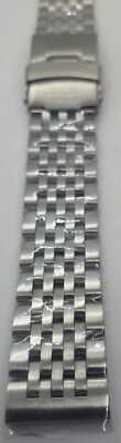 Massives Inox Armband High Quality Satinierte Mm20 Und 22 Typ Breitling