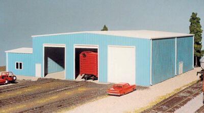 Pikestuff HO The Shops w/Add-On Office Kit 9-5/8 x 11-1/16in 24.4 x 28.1c 541-15