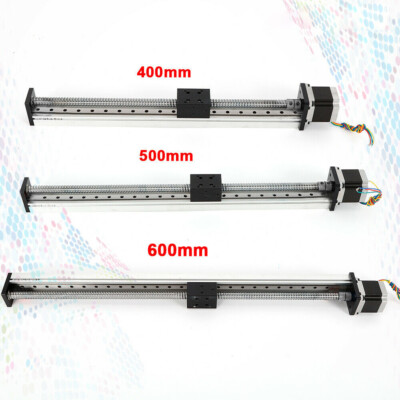 CNC Linear Actuator Ball Screw Slide Stage Rail Guide Motion Table Nema23 Motor