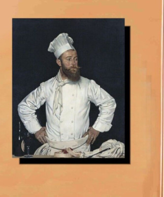 Chatham-Paris-Sir-William-Orpe The Chef  Canvas Wrap Oil Painting 16x20 Frence