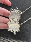 Vintage Pocket Book Locket Necklace - Purse Locket Pendant Floral Bird Peacock — photo 4