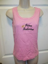 Prima Ballerina 100 cottonTank Top PINK Medium Adult