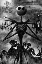 Tim Burton's The Nightmare Before Christmas - Movie Poster Print Lightning
