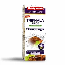 Baidyanath Triphala Juice |Herbal Laxative For Digestive Wellness| 2x1 L. 2 Ltrs