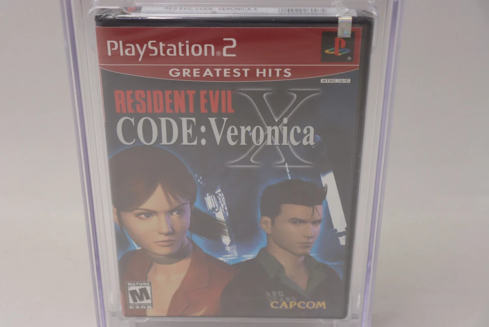 Resident Evil CODE: Veronica X PS2 Greatest Hits Sealed w/Sec. Strip CGC 9.4 A++ - Image 2 of 4
