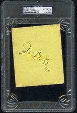 IRVING BERLIN (d. 1989) signed autograph Album Page Composer PSA/DNA -White Xmas