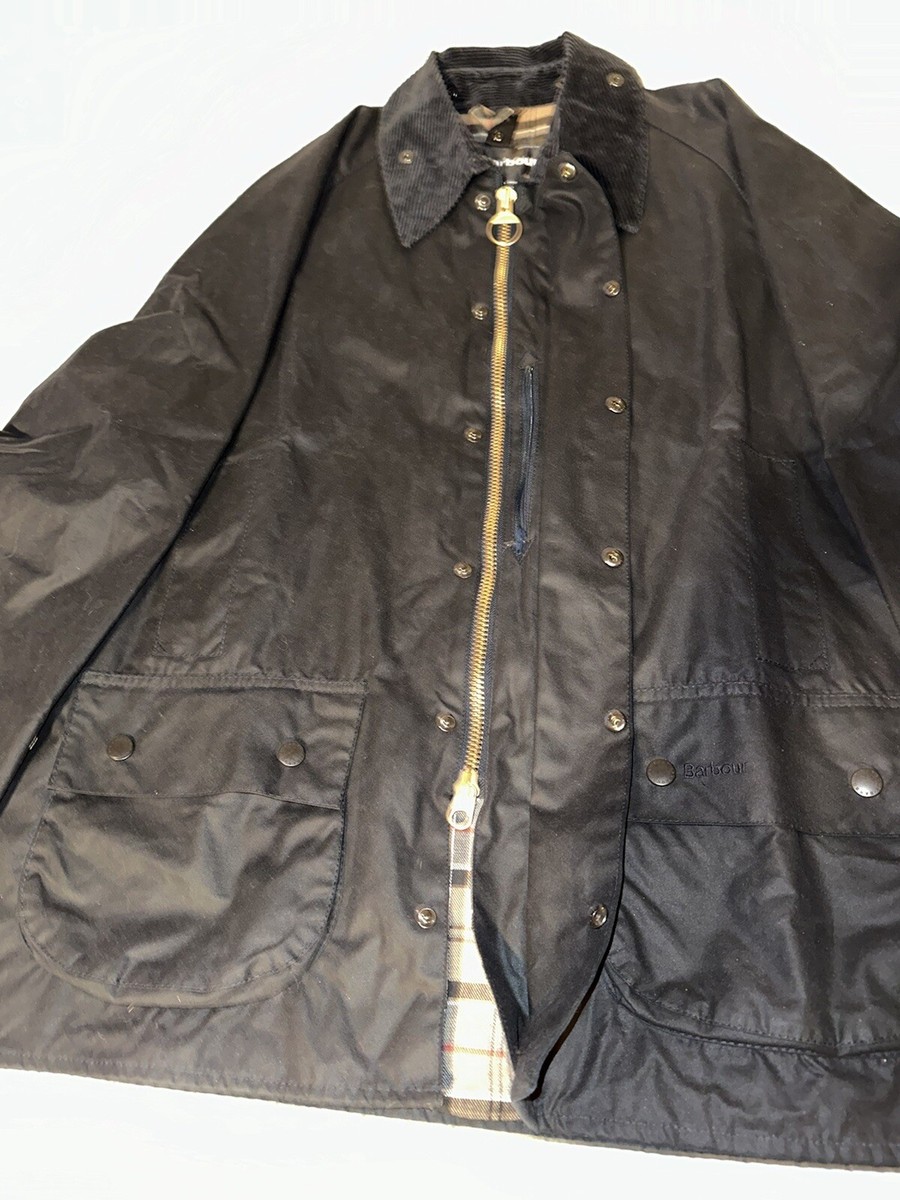 00s Barbour Beaufort C44 Navy ライナー付 Barbour Beaufort Waxed Jacket Navy Blue . Men's Size 46. EUC