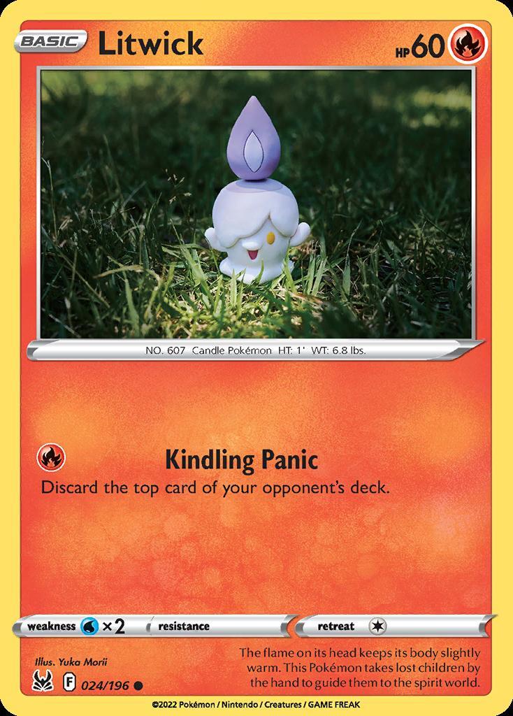 Pokemon Litwick (24/217) Lost Origin NM