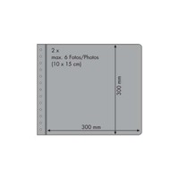 Leuchtturm (327742) KartonbläTter FüR Fotodrehstabbinder, 20 StüCk, 170G/Qm, Run