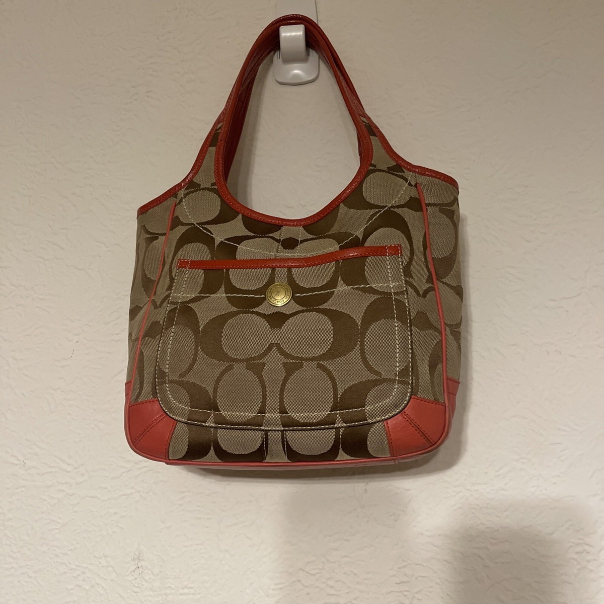 COACH バーガンディ ビジネスバッグ Coach ERGO Signature Collection Handbag K0768-11603 BKHR0 Medium