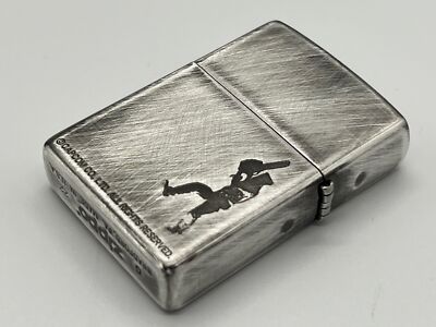 Zippo Resident Evil Biohazard RE:4 Chainsaw Man Silver Oil Lighter