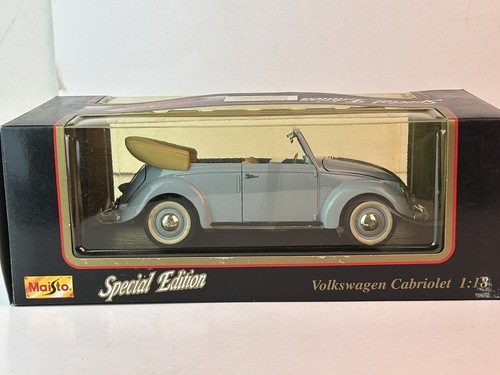 Maisto 1:18 Scale Diecast 1951 Volkswagen Convertible In Original Box - 第 5/17 張圖片