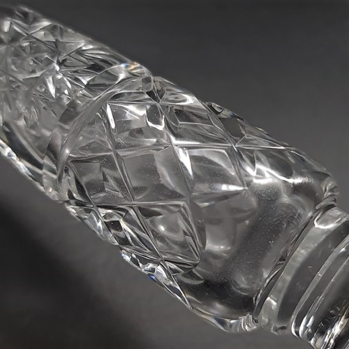 Vintage Lead Crystal Candlestick Holder Cut Glass Candle Holder Home Decor - Picture 9 of 13