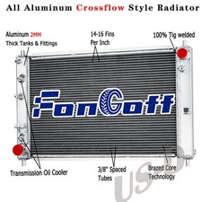 4row Aluminum Radiator Fit 1997-2004 Ford Mustang Gt Svt Cobra 4.6l V8