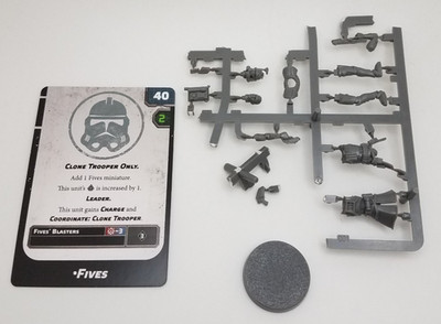 Star Wars Legion - Heroes of the 501st *Fives NoS With Cards*