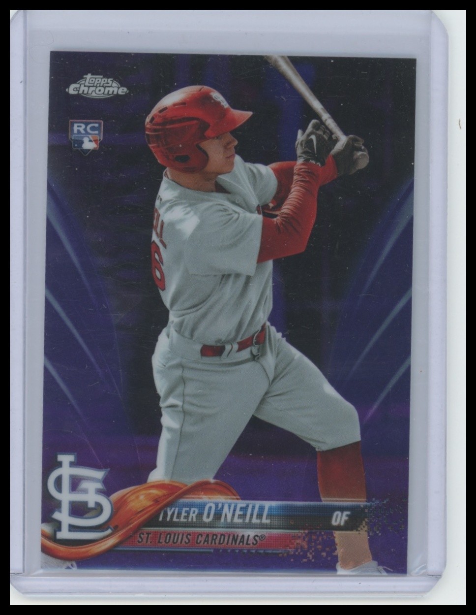 2018 Topps Chrome #35 Tyler O'Neill Purple Refractor #/299
