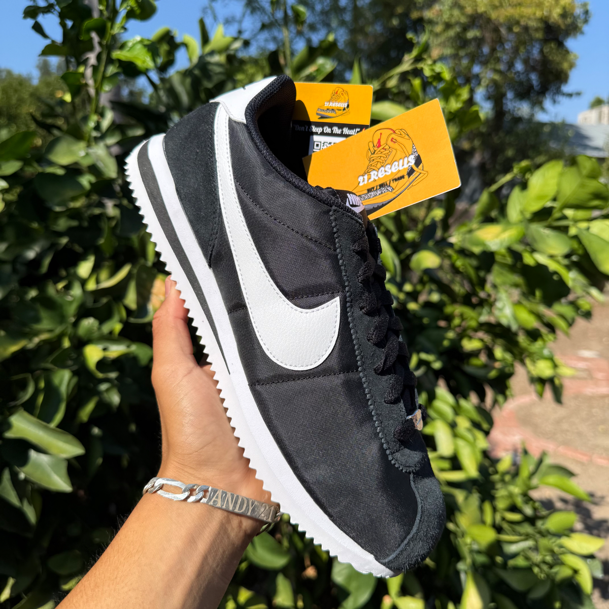NIKE HF0263-001 NIKE CORTEZ TXT BLACK-WHITE MEN'S NEW QUICK FREE