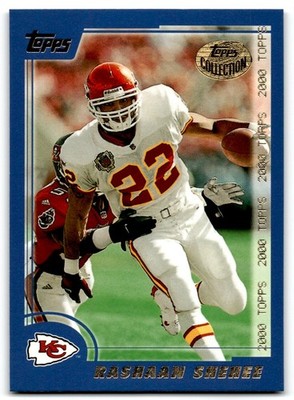 2000 Topps Collection Rashaan Shehee Kansas City Chiefs #192