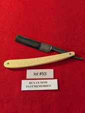 "WADE  BUTCHER" SHEFFIELD, CELEBRATED HOLLOW VINTAGE STRAIGHT RAZOR, LOT 53
