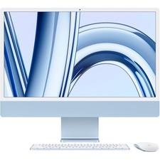 2023 Apple iMac 24", 8GB RAM 256GB SSD, Apple M3 2.66GHz, Blue