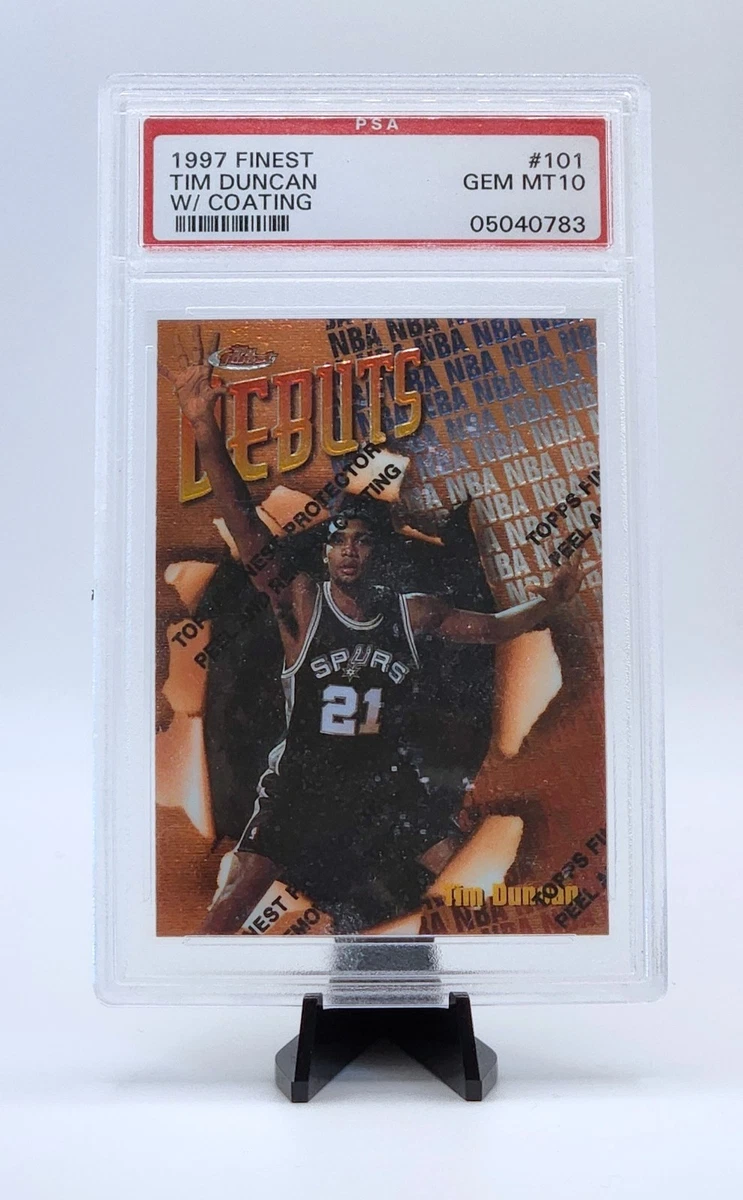 Tim Duncan Basketball Grade 10 Rookie Sports Trading Cards