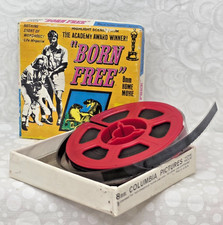 Vintage Columbia Pictures Born Free Super 8mm Home Movie Reel with Original Box