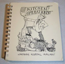 Windham Hospital Auxiliary Cookbook Willimantic Connecticut 1991 over 600 recipe