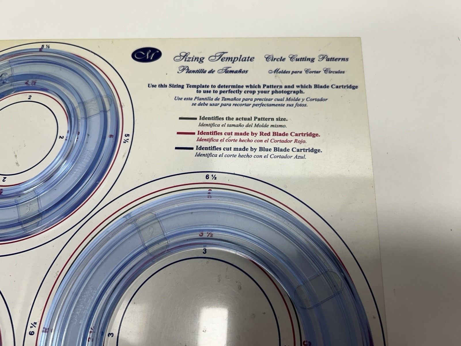 Creative Memories Custom Cutting System Templates Shapes Mat Lot Circles Ovals