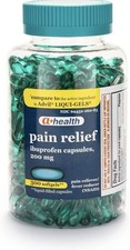 A Health Ibuprofen 200 Mg Softgels, Pain Reliever/Fever Reducer NSAID , 300 CT